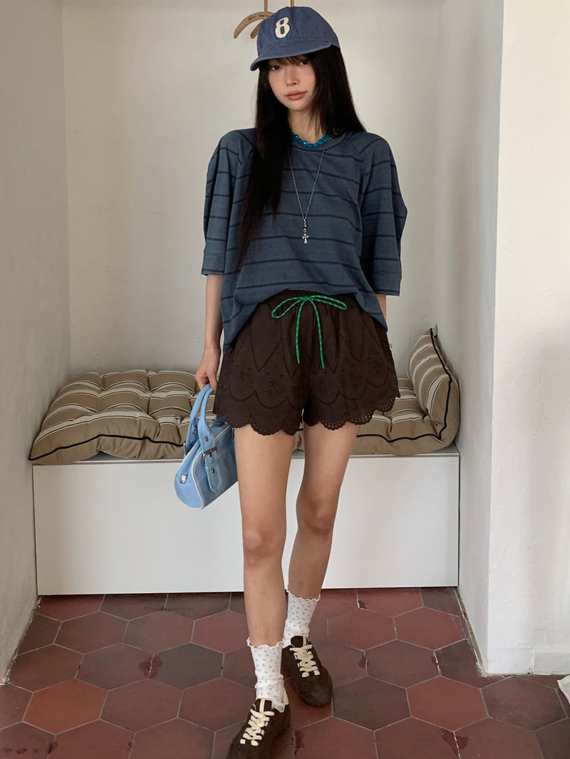 Tarabymotion - Korean Women Fashion - #momslook - Body Shorts - 4