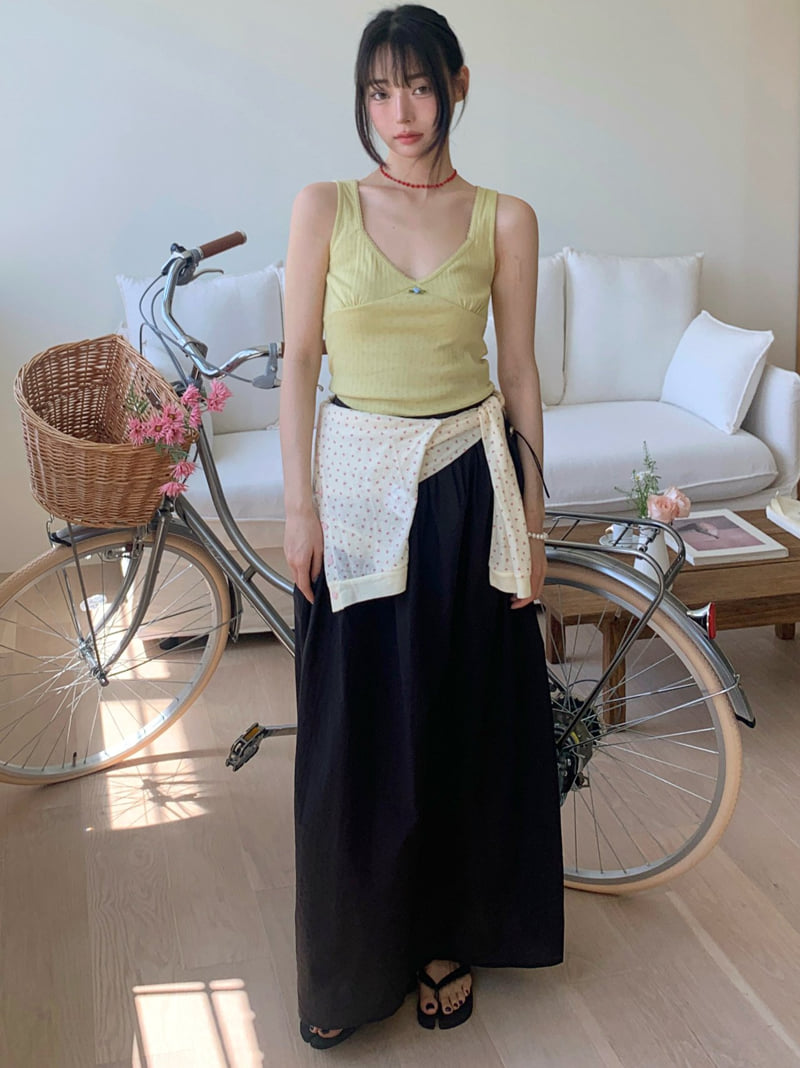 Tarabymotion - Korean Women Fashion - #womensfashion - Puff Long Skirt - 10