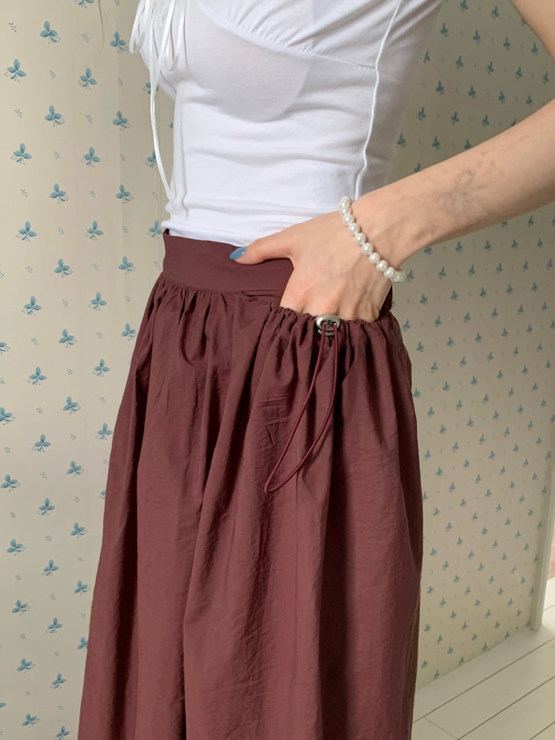 Tarabymotion - Korean Women Fashion - #womensfashion - Puff Long Skirt - 2