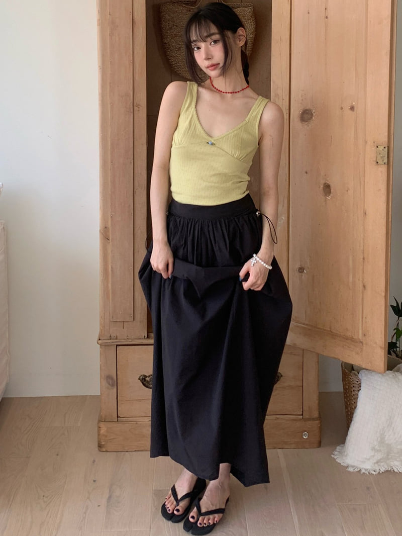 Tarabymotion - Korean Women Fashion - #womensfashion - Puff Long Skirt - 6