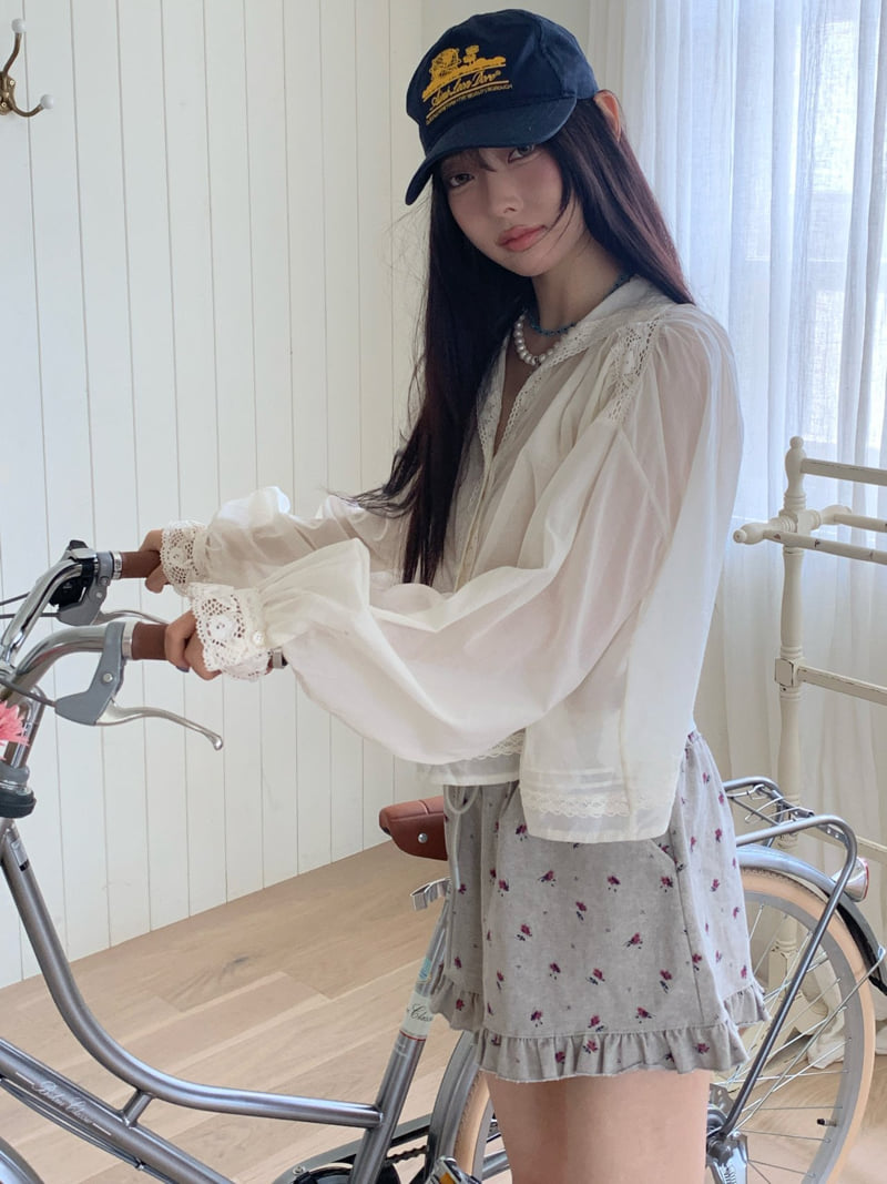 Tarabymotion - Korean Women Fashion - #momslook - Frill Shorts - 4