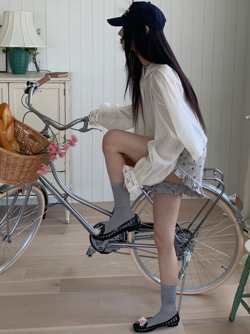 Tarabymotion - Korean Women Fashion - #womensfashion - Frill Shorts - 6