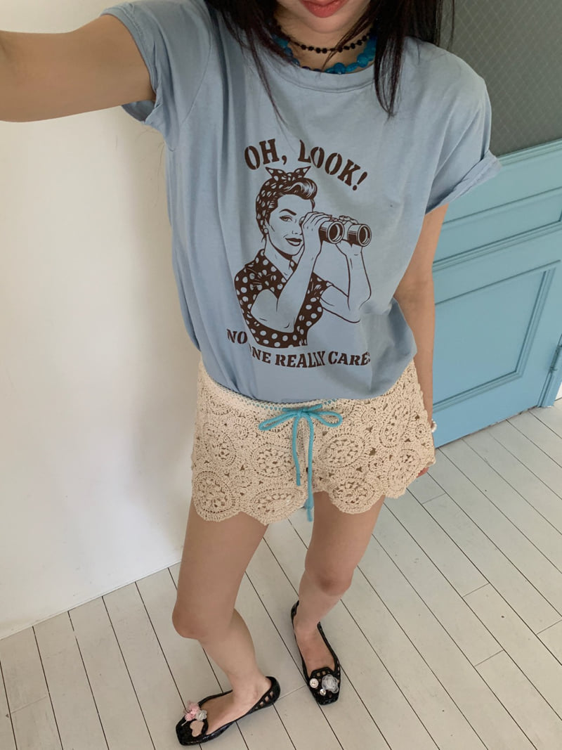 Tarabymotion - Korean Women Fashion - #womensfashion - Retro Tee - 8
