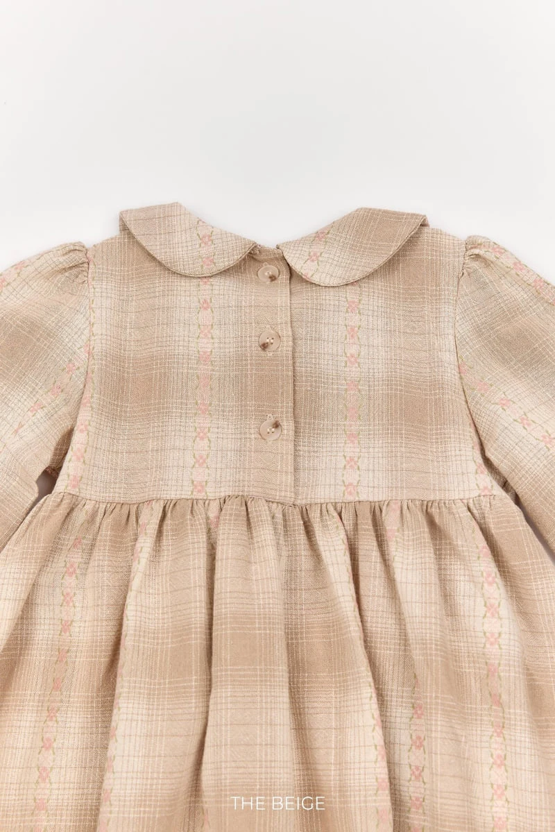 The Beige - Korean Baby Fashion - #babyboutique - Smock One-piece - 11