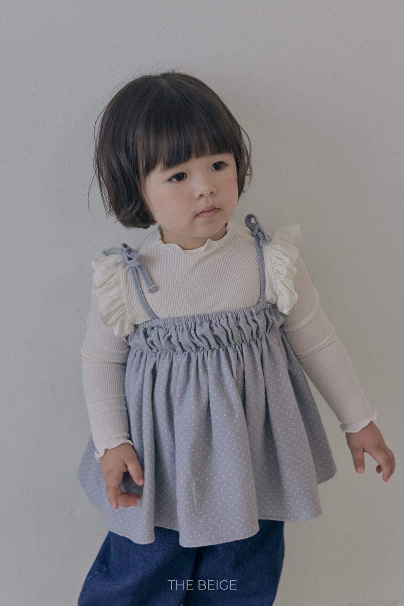 The Beige - Korean Baby Fashion - #babyboutique - Dot Bustier - 7