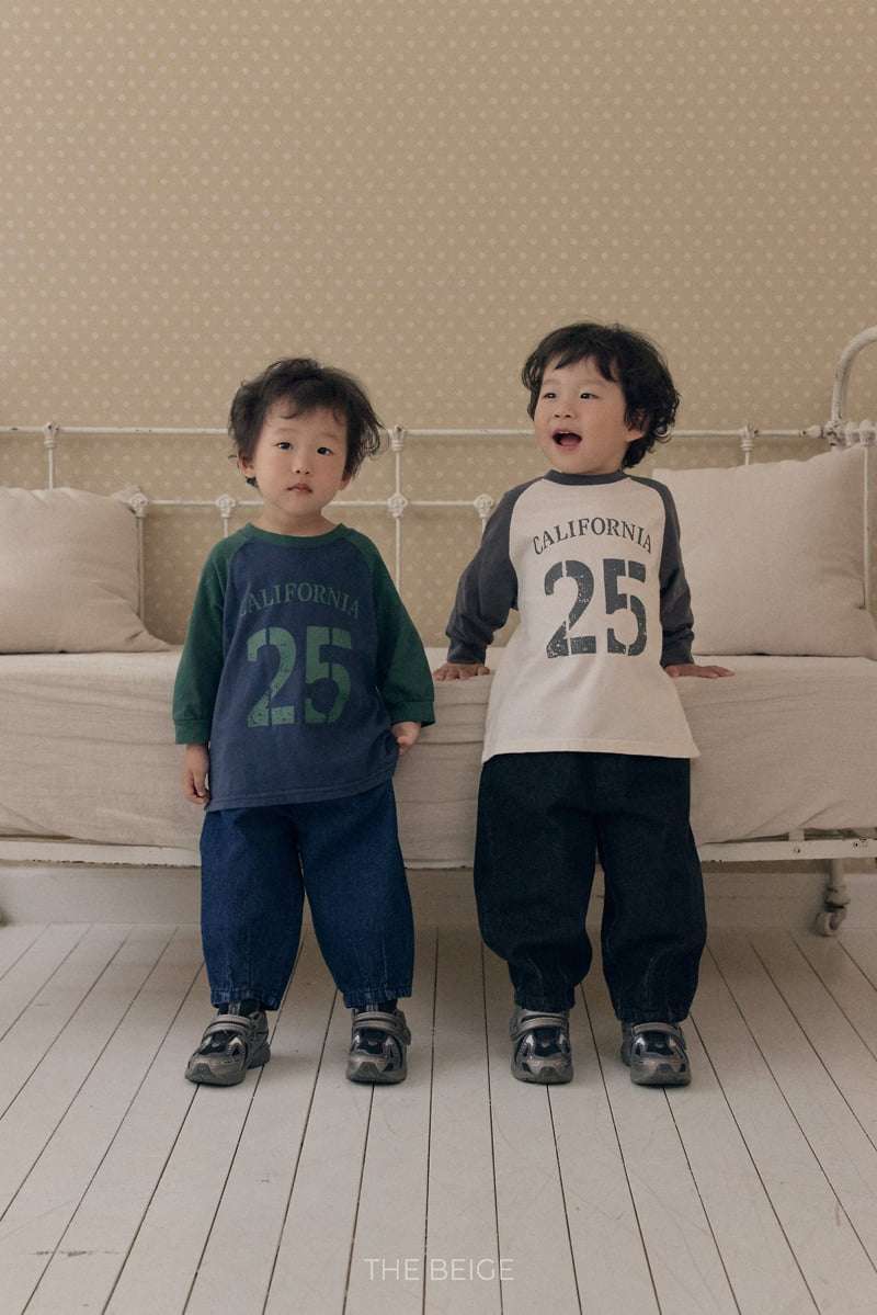 The Beige - Korean Baby Fashion - #babyboutique - Contrast Raglan Tee - 2