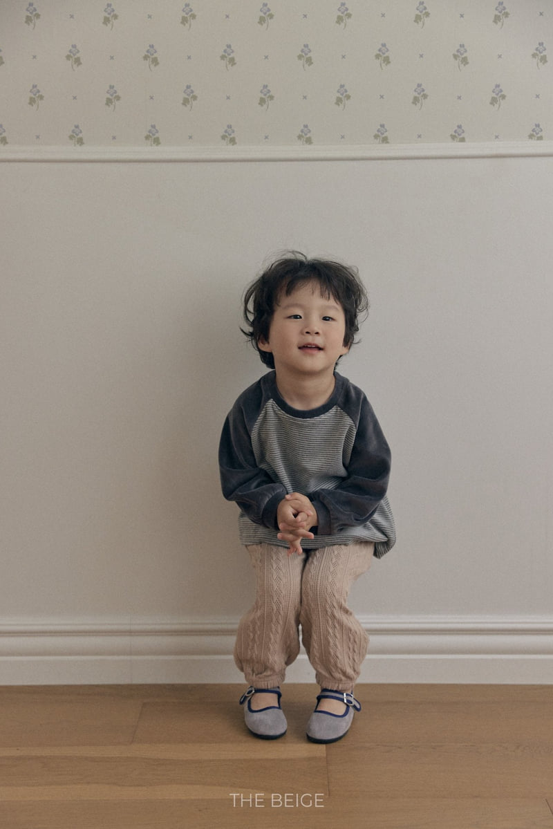 The Beige - Korean Baby Fashion - #babyboutique - Knit Jogger Pants - 2