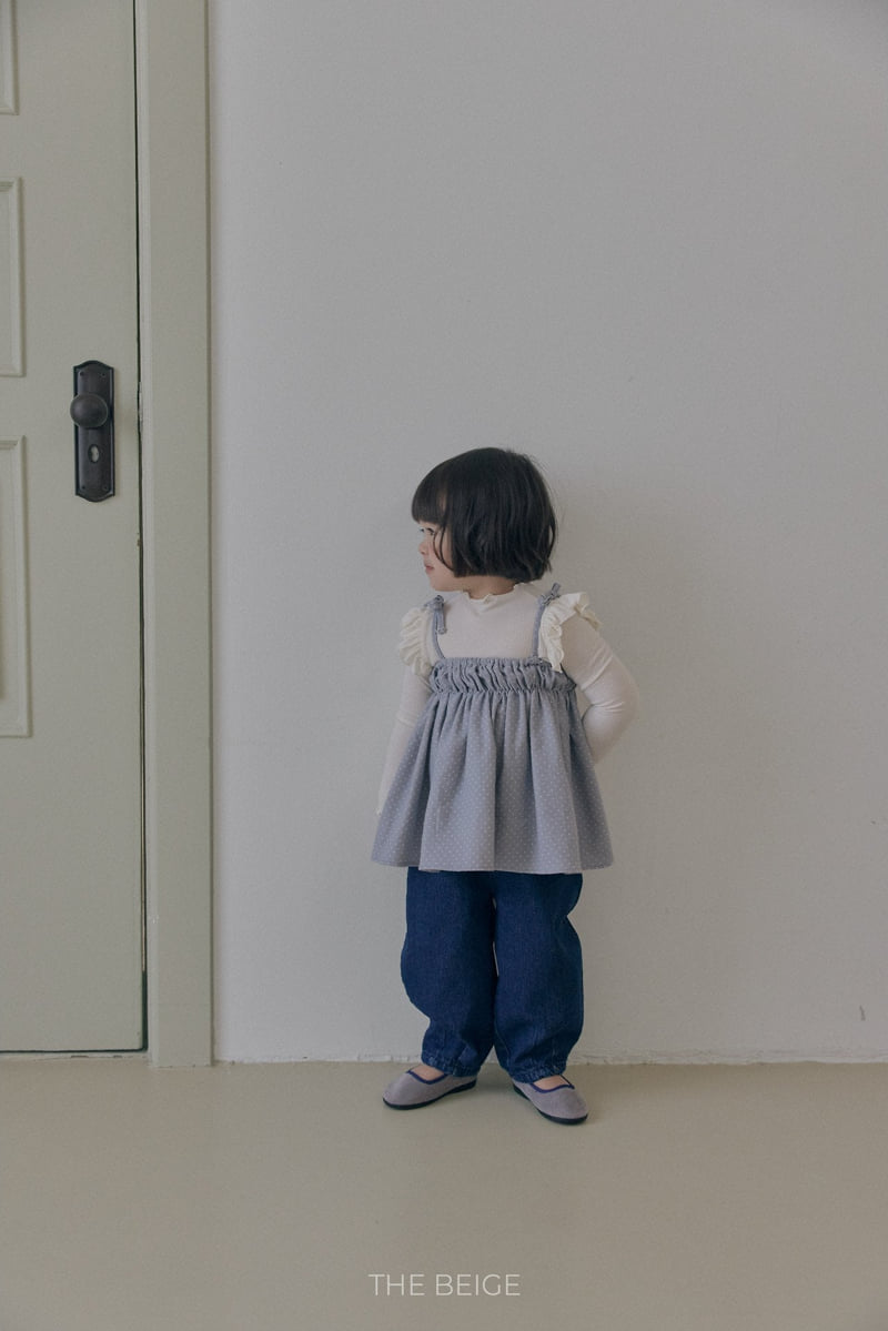 The Beige - Korean Baby Fashion - #babyboutiqueclothing - Dot Bustier - 8