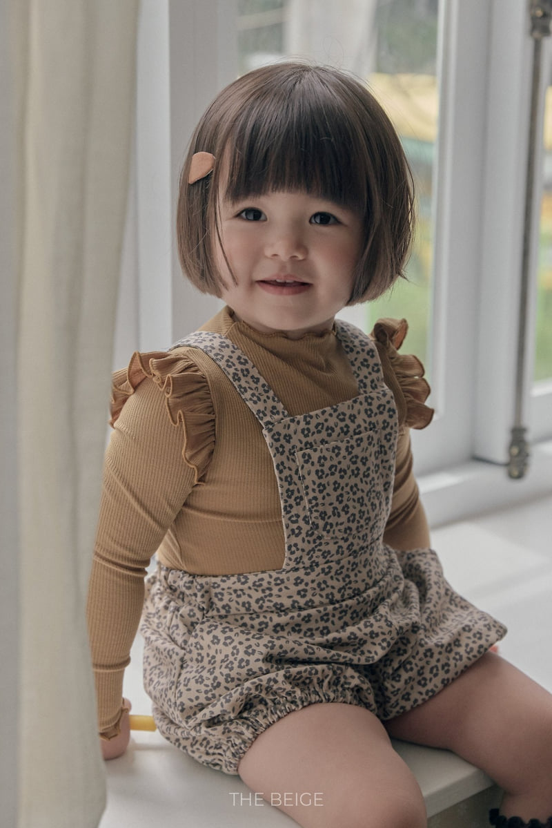 The Beige - Korean Baby Fashion - #babyboutiqueclothing - Rib Frill Tee - 2