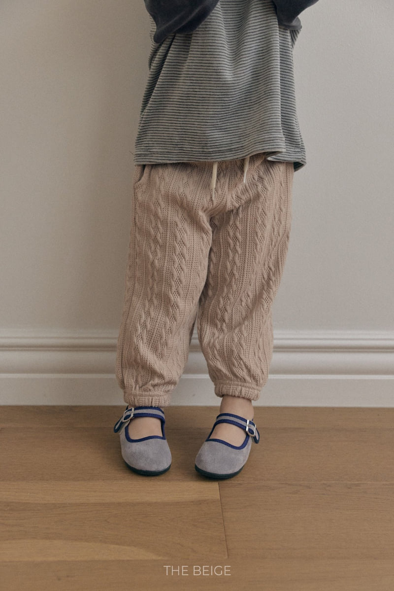 The Beige - Korean Baby Fashion - #babyboutiqueclothing - Knit Jogger Pants - 3