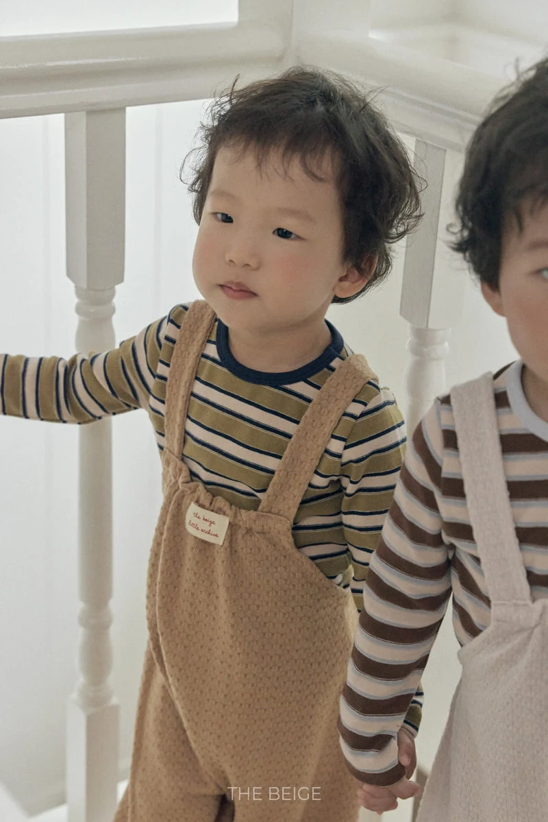 The Beige - Korean Baby Fashion - #babyclothing - Multi Stripe Tee - 6