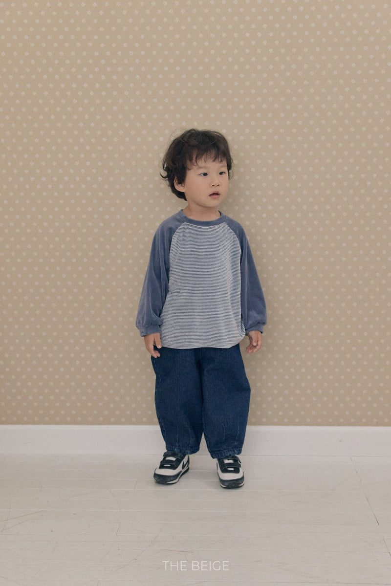 The Beige - Korean Baby Fashion - #babyboutiqueclothing - Velvet Stripe Tee - 4