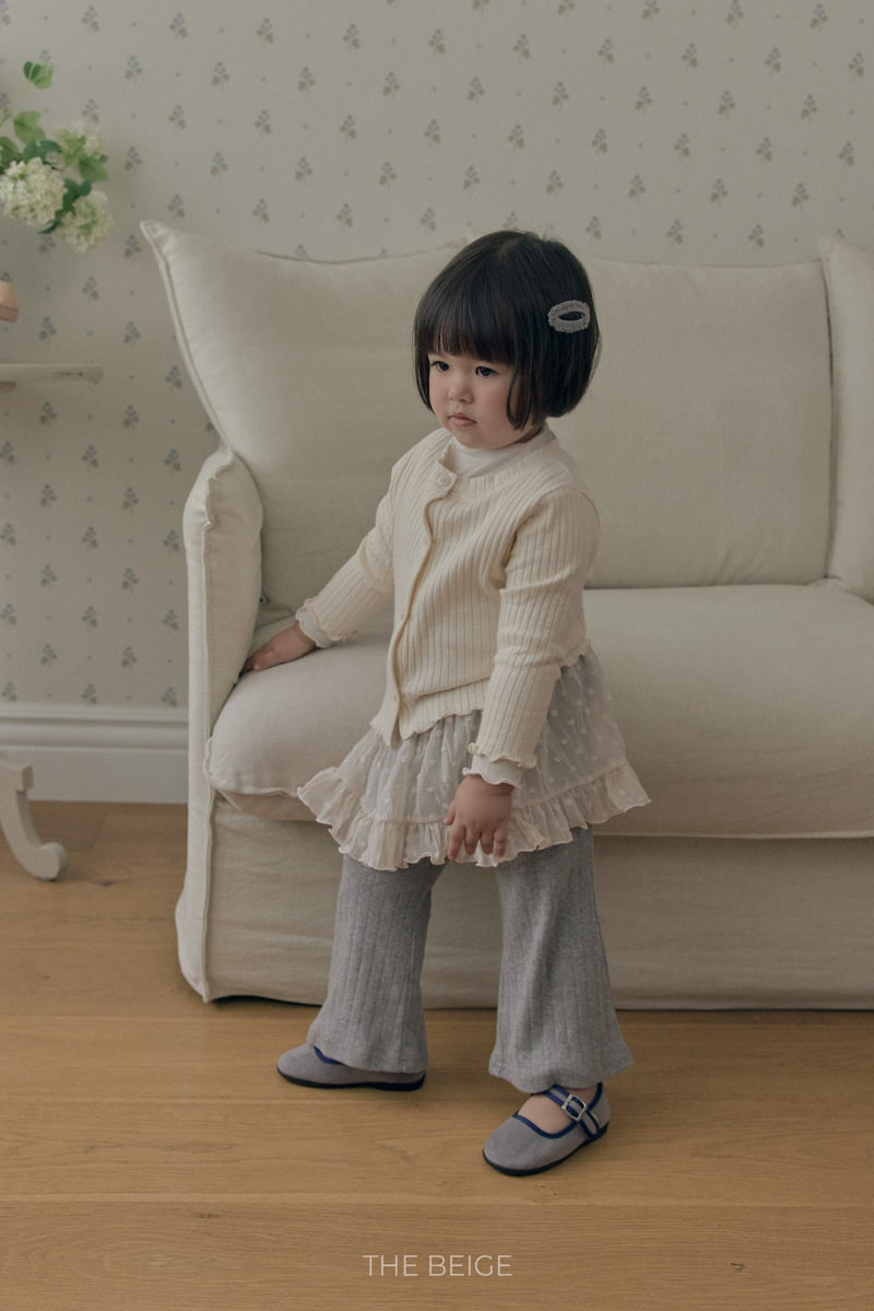 The Beige - Korean Baby Fashion - #babyclothing - Chiffon Skirt Pants - 8