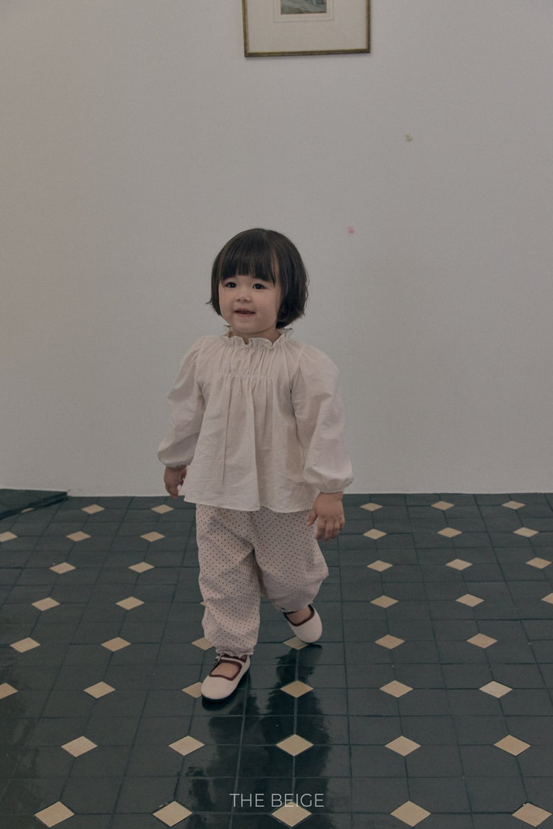 The Beige - Korean Baby Fashion - #babyclothing - Dot Frill Pants - 6