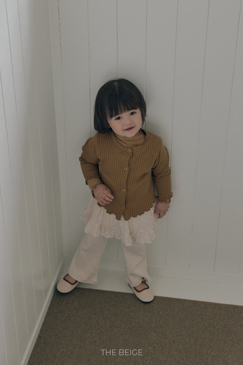 The Beige - Korean Baby Fashion - #babyfashion - 26 Rib Cardigan - 2