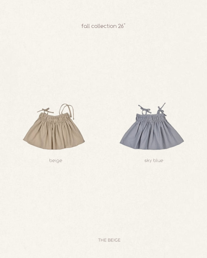 The Beige - Korean Baby Fashion - #babyfashion - Dot Bustier - 10