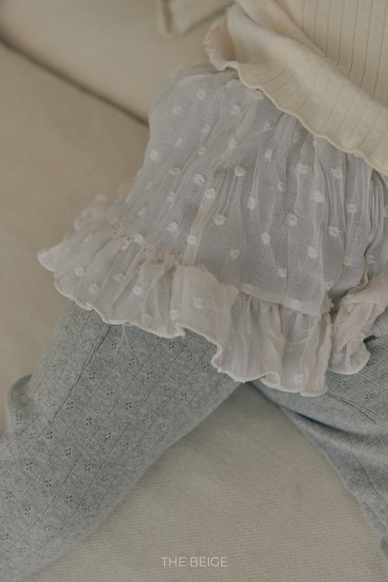 The Beige - Korean Baby Fashion - #babyfashion - Chiffon Skirt Pants - 9