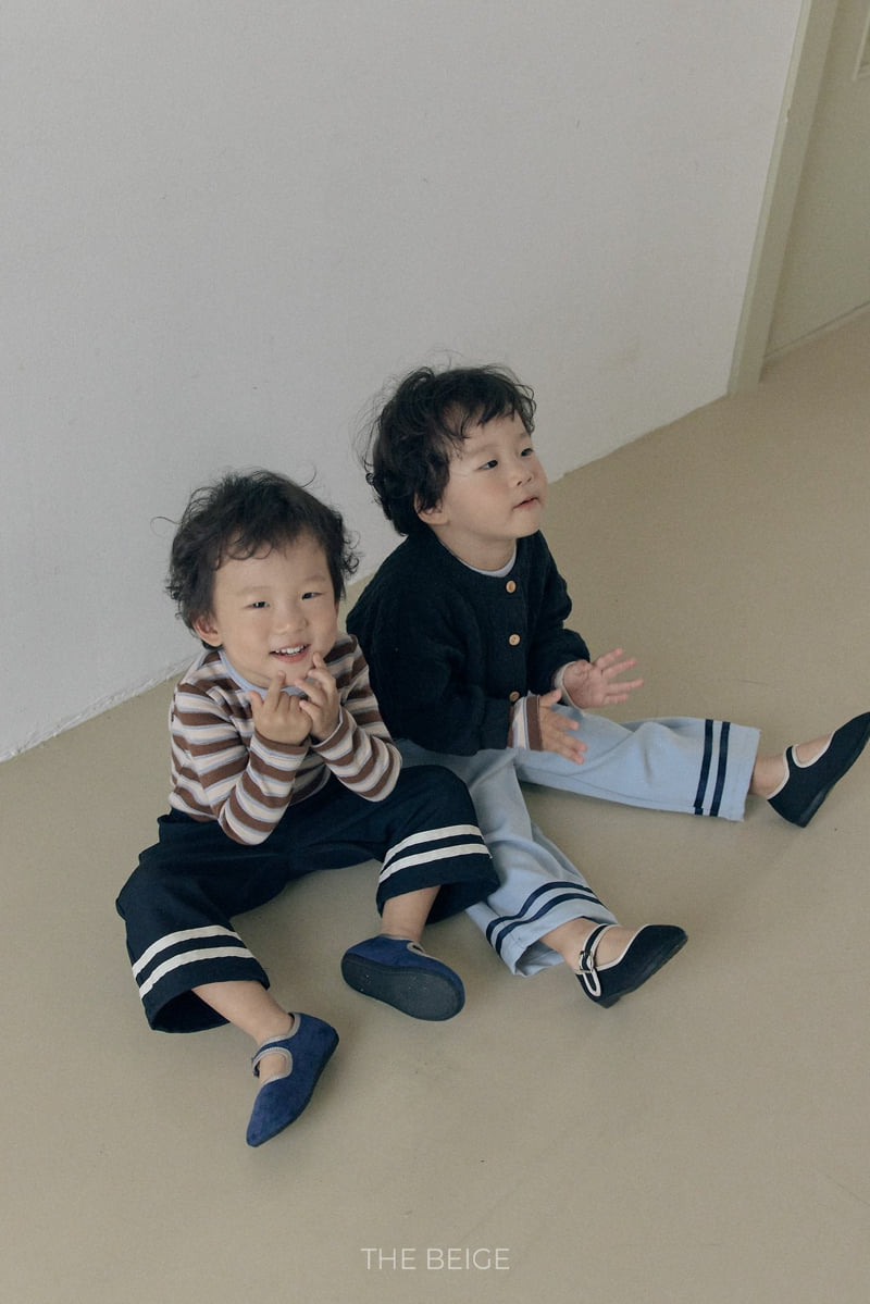 The Beige - Korean Baby Fashion - #babyfashion - Tape Pants - 8