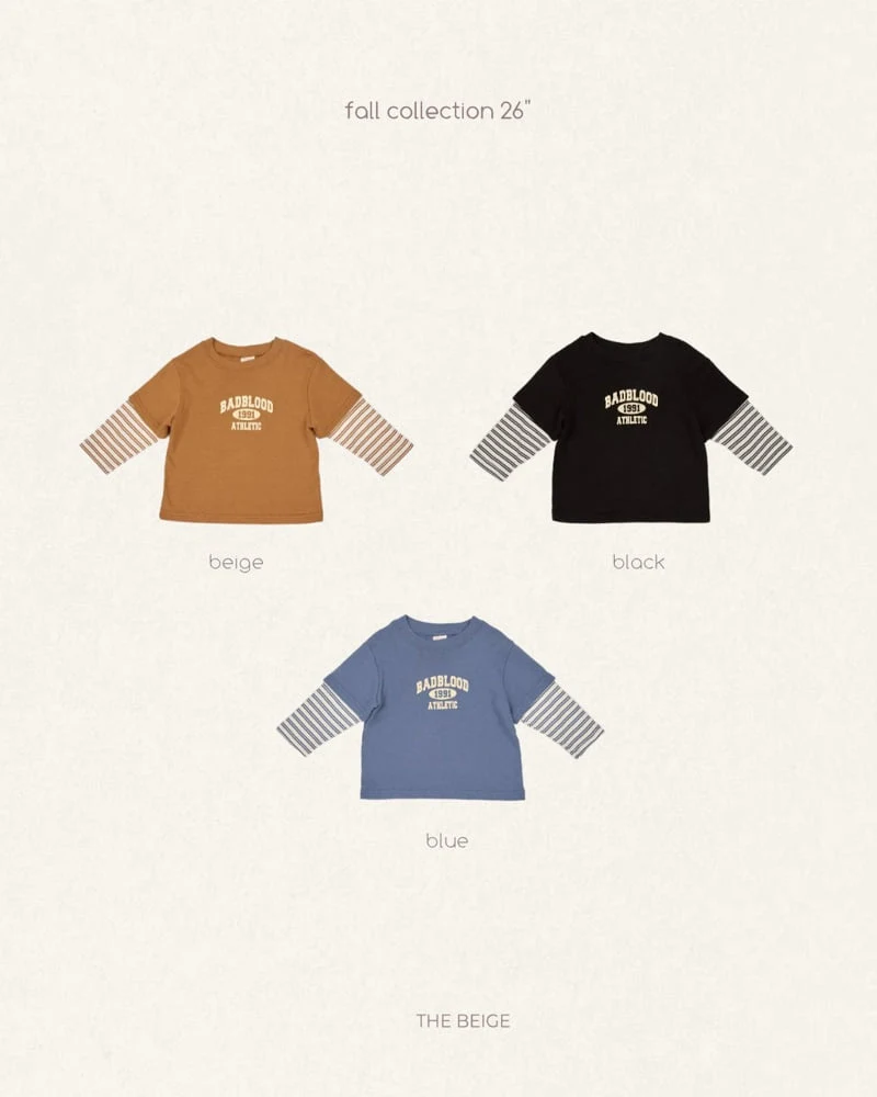 The Beige - Korean Baby Fashion - #babyfever - Layered Tee - 10