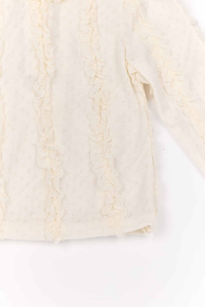 The Beige - Korean Baby Fashion - #babyfever - Ruffle Tee - 9
