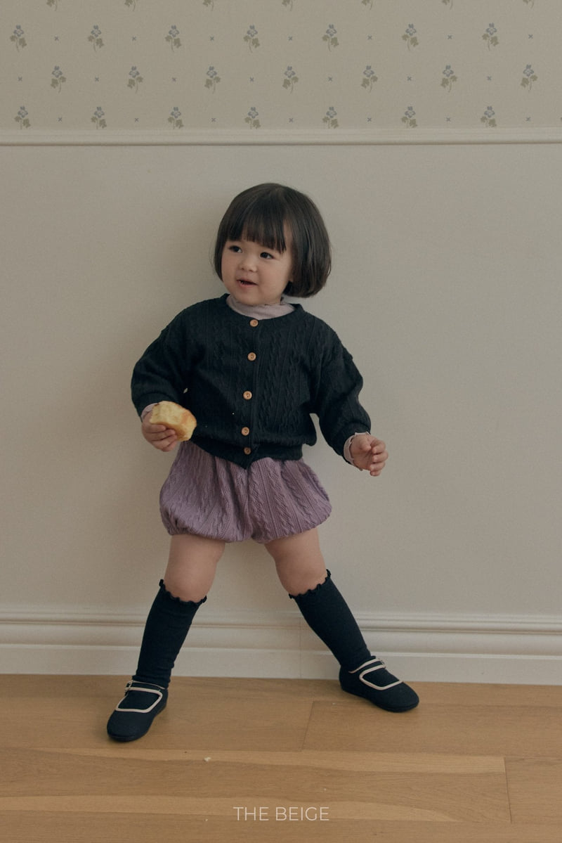 The Beige - Korean Baby Fashion - #babyfever - Rib Frill Tee - 5