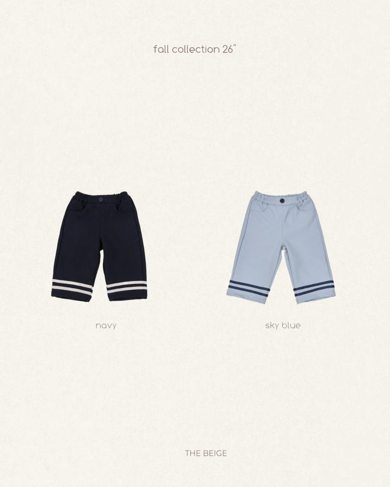 The Beige - Korean Baby Fashion - #babyfever - Tape Pants - 9