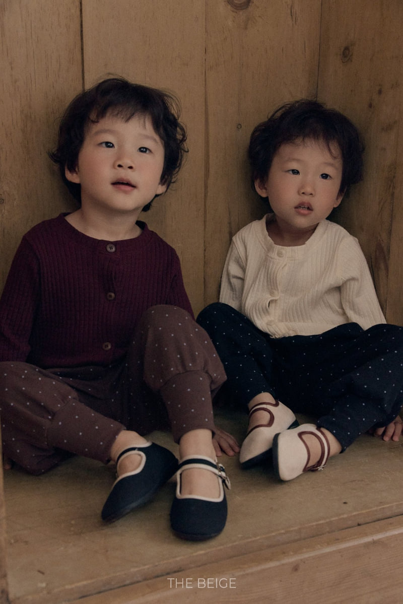The Beige - Korean Baby Fashion - #babyfever - Aladdin Dot Pants - 7
