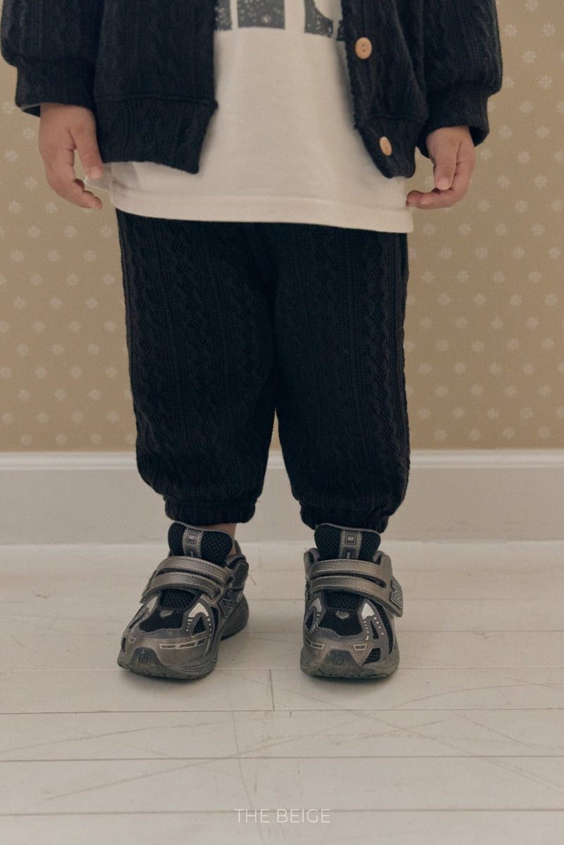 The Beige - Korean Baby Fashion - #babyfever - Knit Jogger Pants - 6