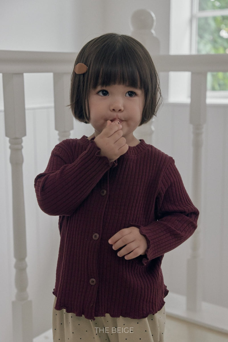 The Beige - Korean Baby Fashion - #babyfever - 26 Rib Cardigan - 4