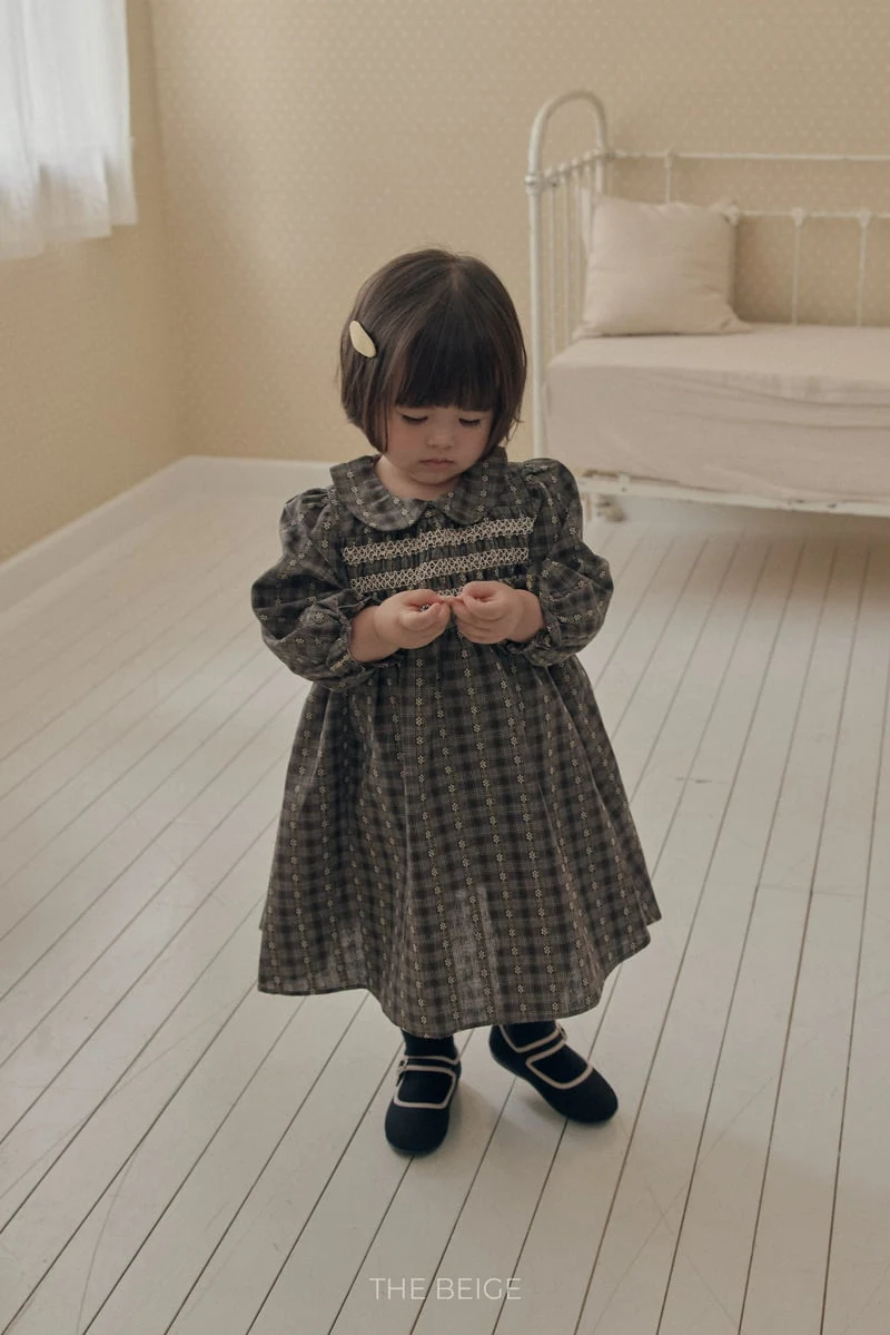 The Beige - Korean Baby Fashion - #babygirlfashion - Smock One-piece - 2
