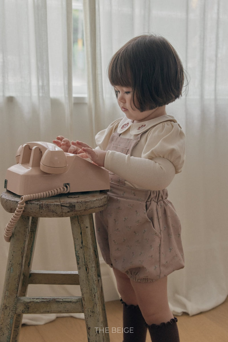 The Beige - Korean Baby Fashion - #babyfever - Pumpkin Suspender Pants - 4