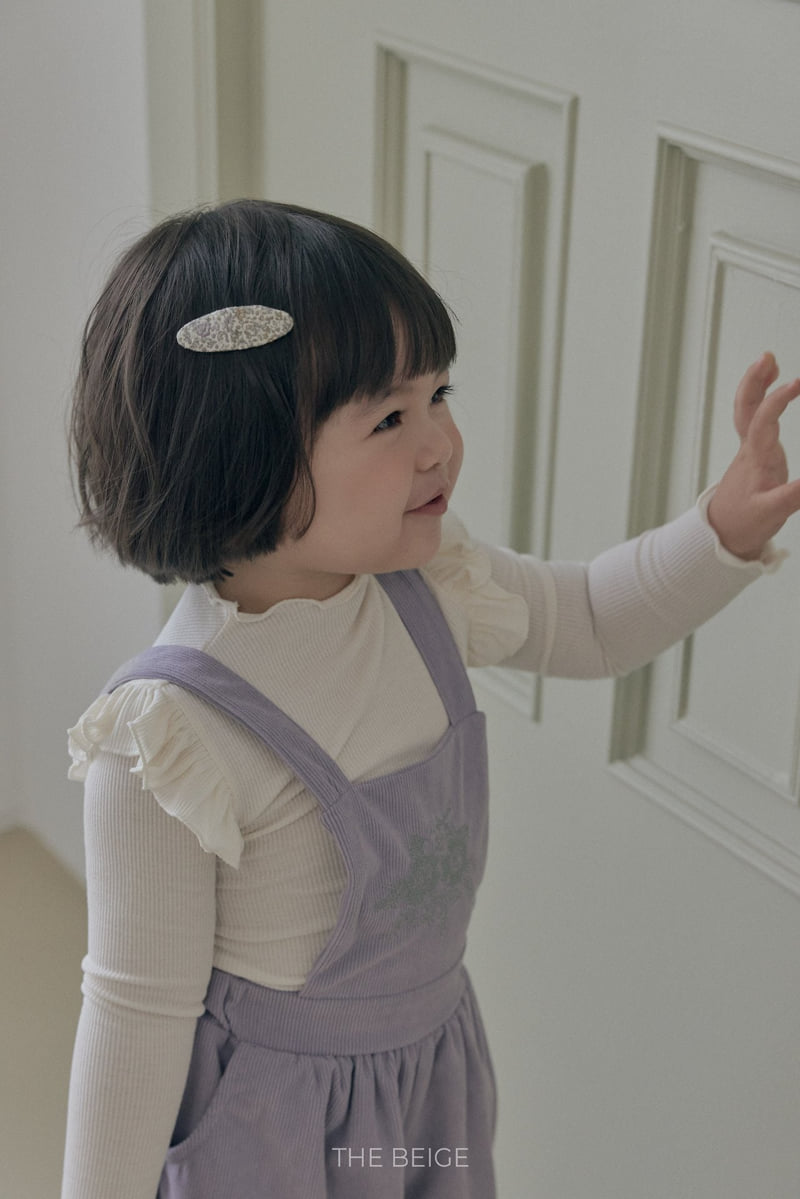 The Beige - Korean Baby Fashion - #babygirlfashion - Corduroy Suspender Pants - 3