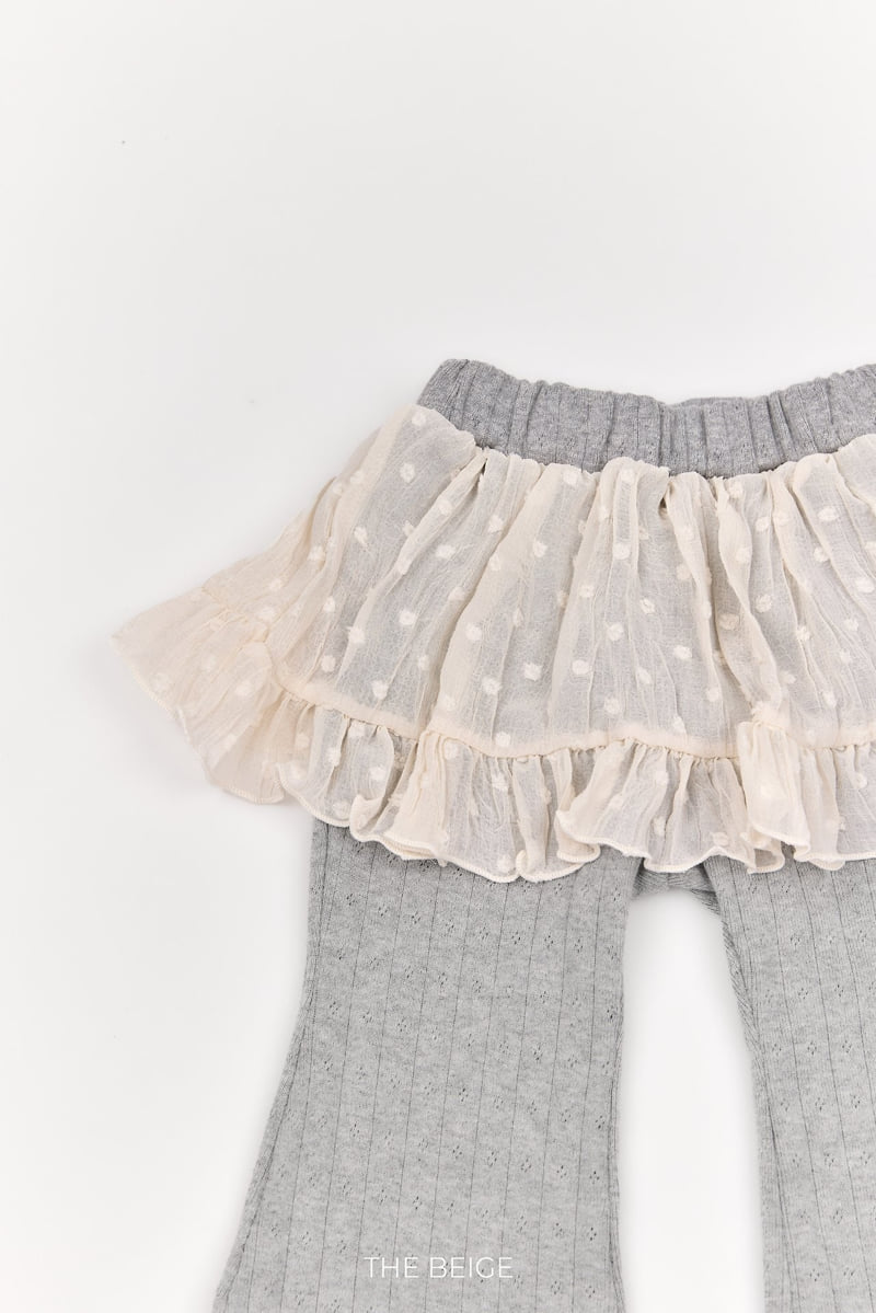 The Beige - Korean Baby Fashion - #babygirlfashion - Chiffon Skirt Pants - 11