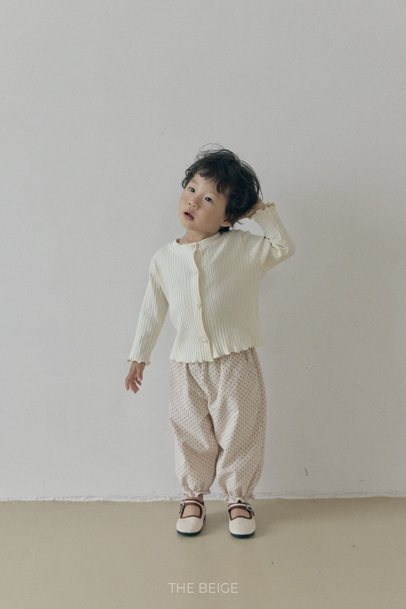 The Beige - Korean Baby Fashion - #babygirlfashion - Dot Frill Pants - 9