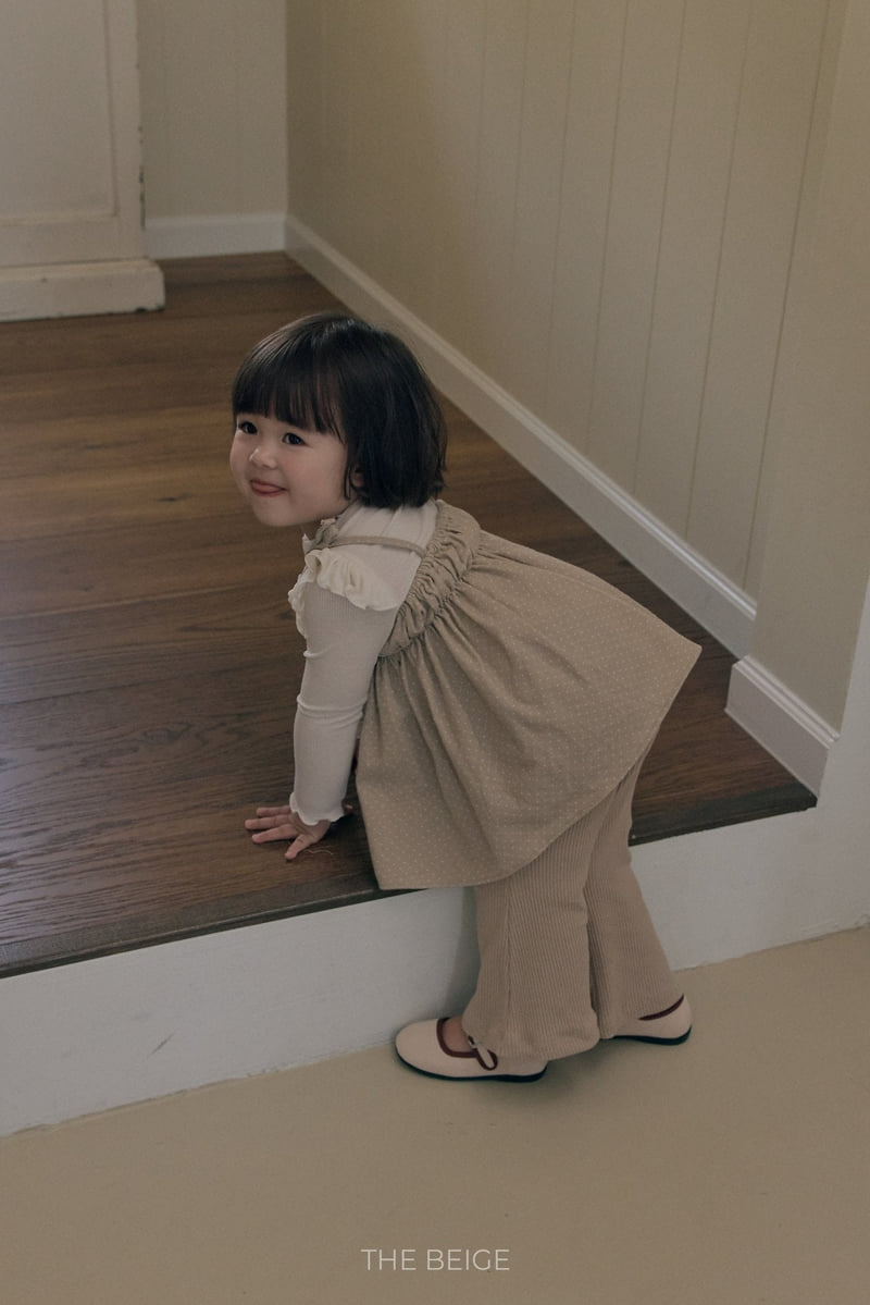 The Beige - Korean Baby Fashion - #babygirlfashion - Rib Bootcut Pants - 6