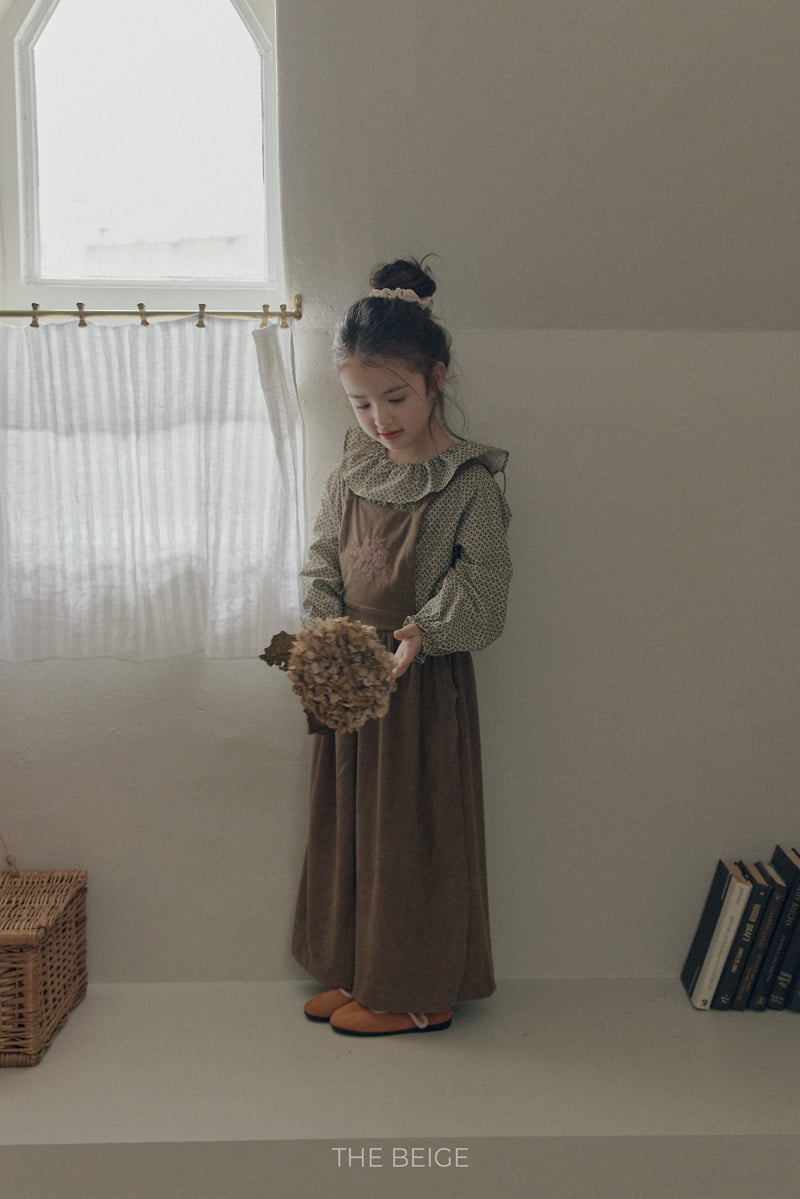 The Beige - Korean Baby Fashion - #babylifestyle - Flower Blouse