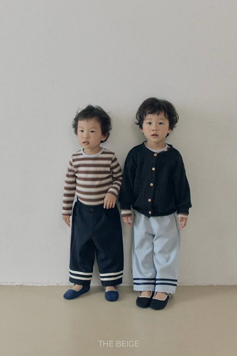 The Beige - Korean Baby Fashion - #babylifestyle - Multi Stripe Tee - 10
