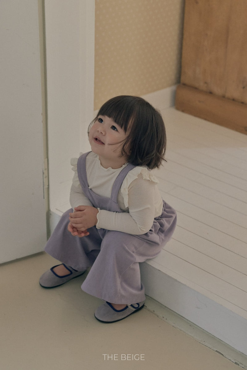 The Beige - Korean Baby Fashion - #babylifestyle - Rib Frill Tee - 7