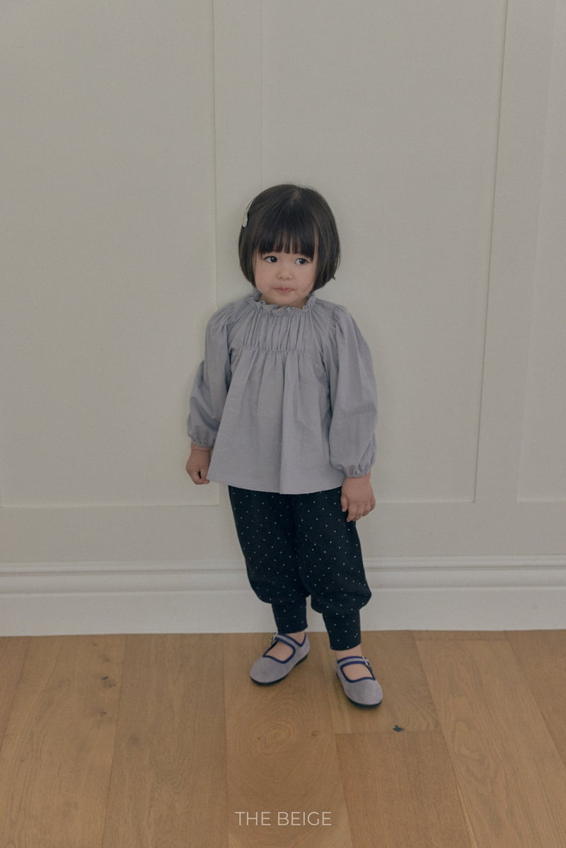 The Beige - Korean Baby Fashion - #babyoninstagram - Shirring Blouse
