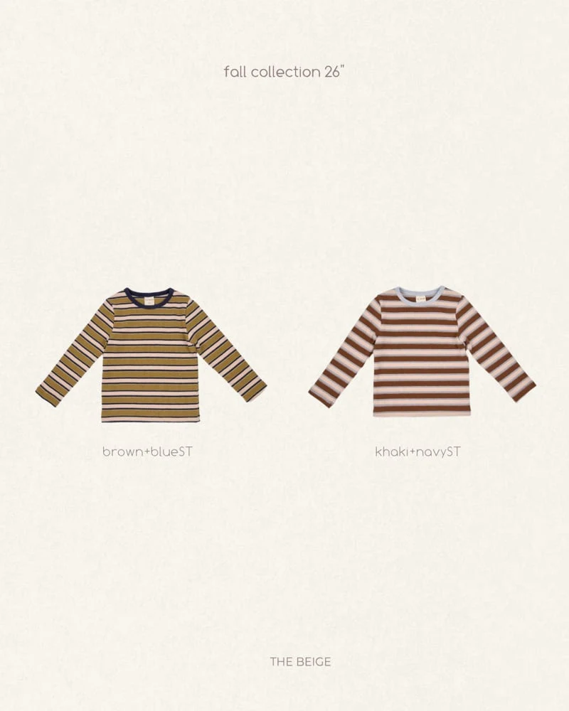 The Beige - Korean Baby Fashion - #babyoninstagram - Multi Stripe Tee - 11