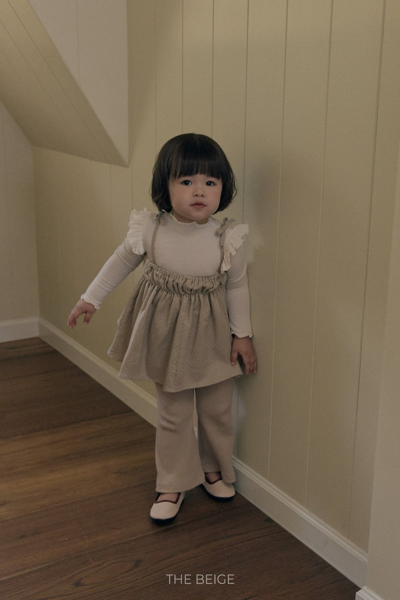The Beige - Korean Baby Fashion - #babyoninstagram - Rib Frill Tee - 8