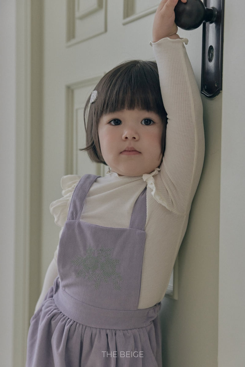 The Beige - Korean Baby Fashion - #babyoninstagram - Corduroy Suspender Pants - 5
