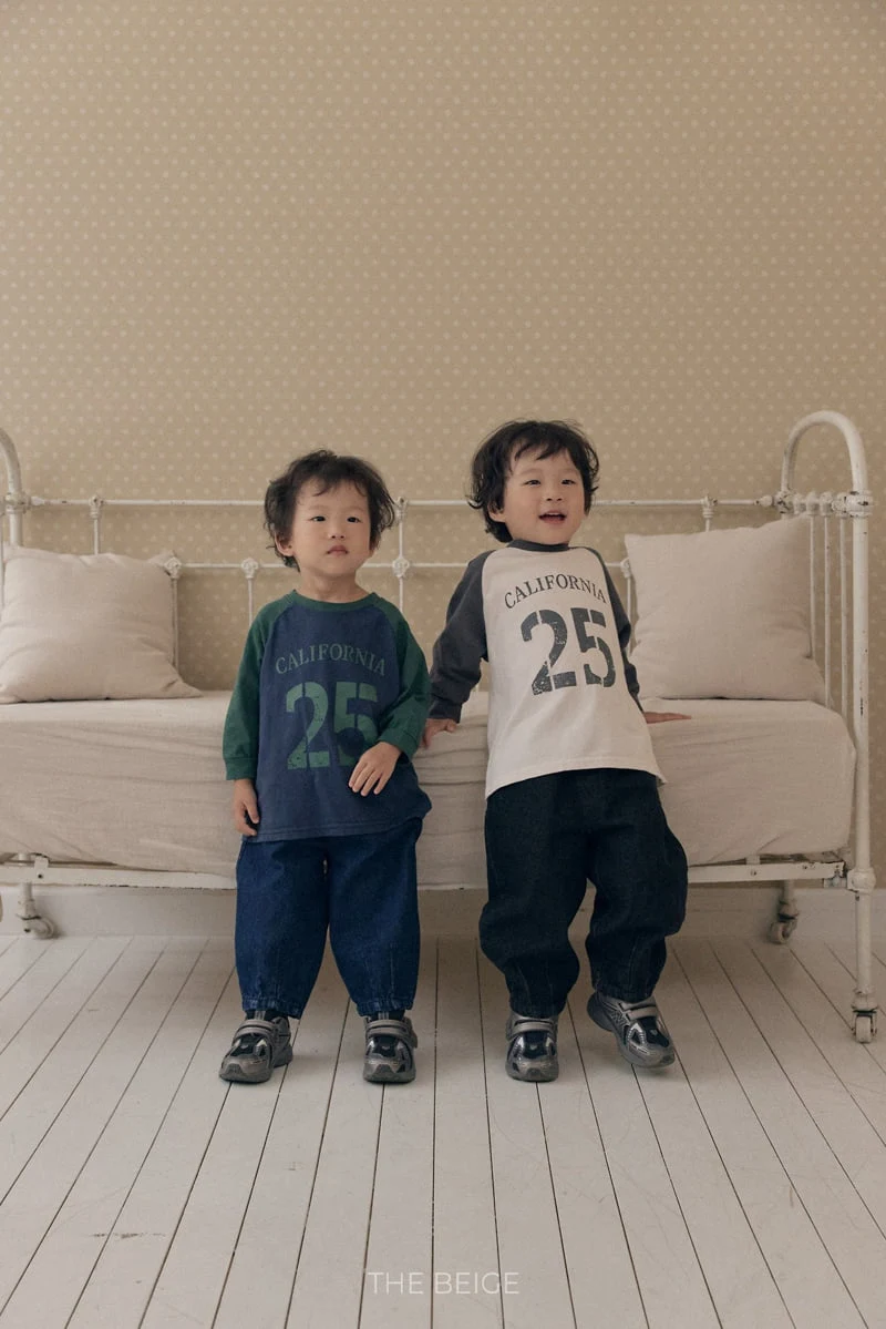 The Beige - Korean Baby Fashion - #babyoninstagram - Pin Tuck Denim Pants