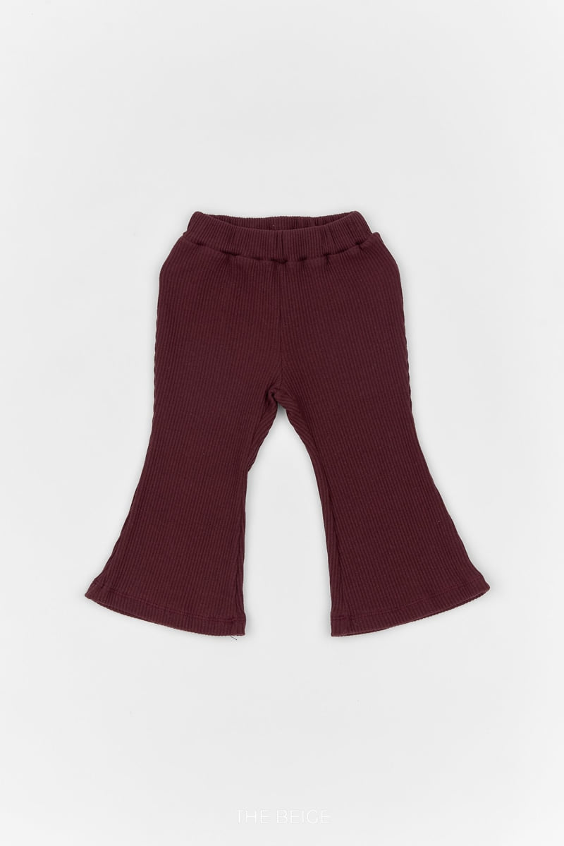 The Beige - Korean Baby Fashion - #babyoninstagram - Rib Bootcut Pants - 8