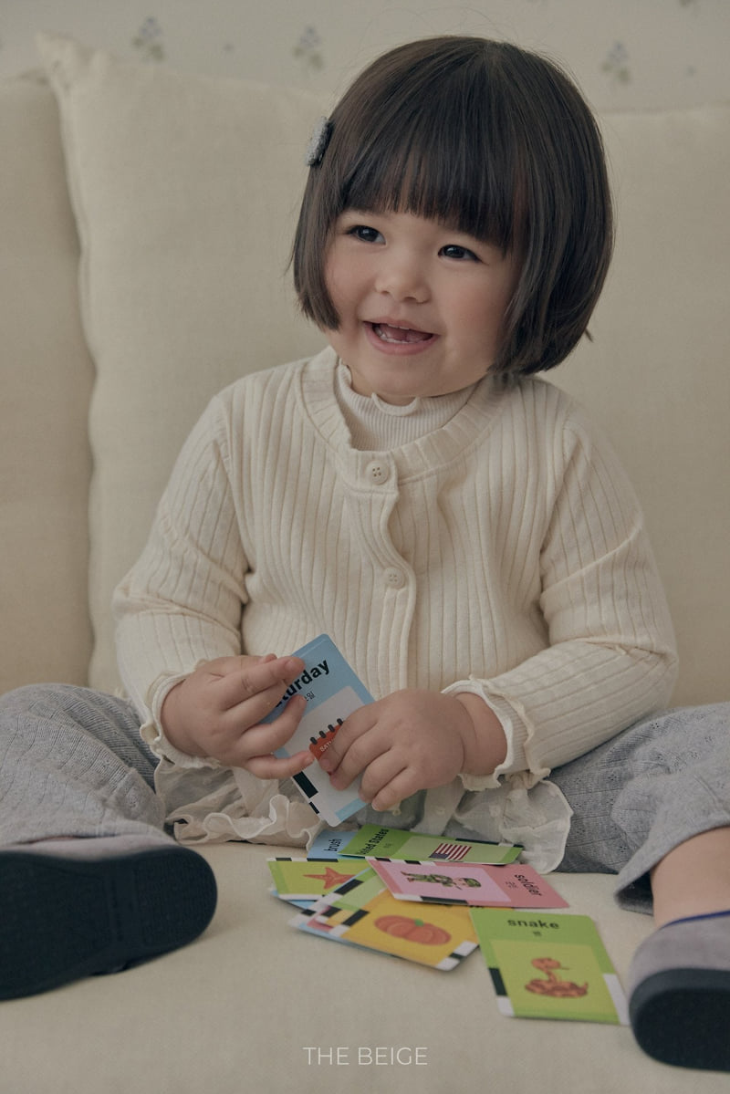 The Beige - Korean Baby Fashion - #babyootd - 26 Rib Cardigan - 7