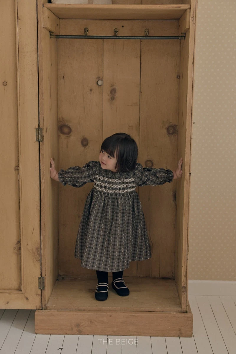 The Beige - Korean Baby Fashion - #babyootd - Smock One-piece - 5
