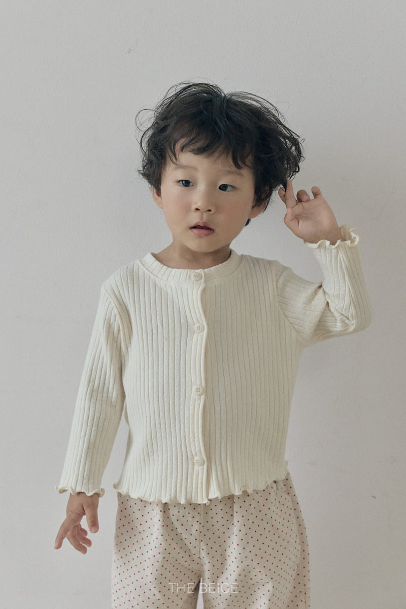 The Beige - Korean Baby Fashion - #babyoutfit - 26 Rib Cardigan - 8