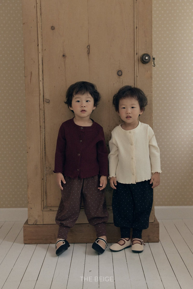 The Beige - Korean Baby Fashion - #babyoutfit - 26 Rib Cardigan - 9