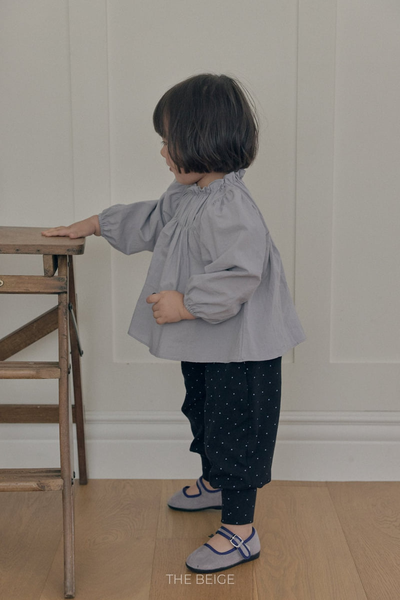 The Beige - Korean Baby Fashion - #babyoutfit - Shirring Blouse - 4