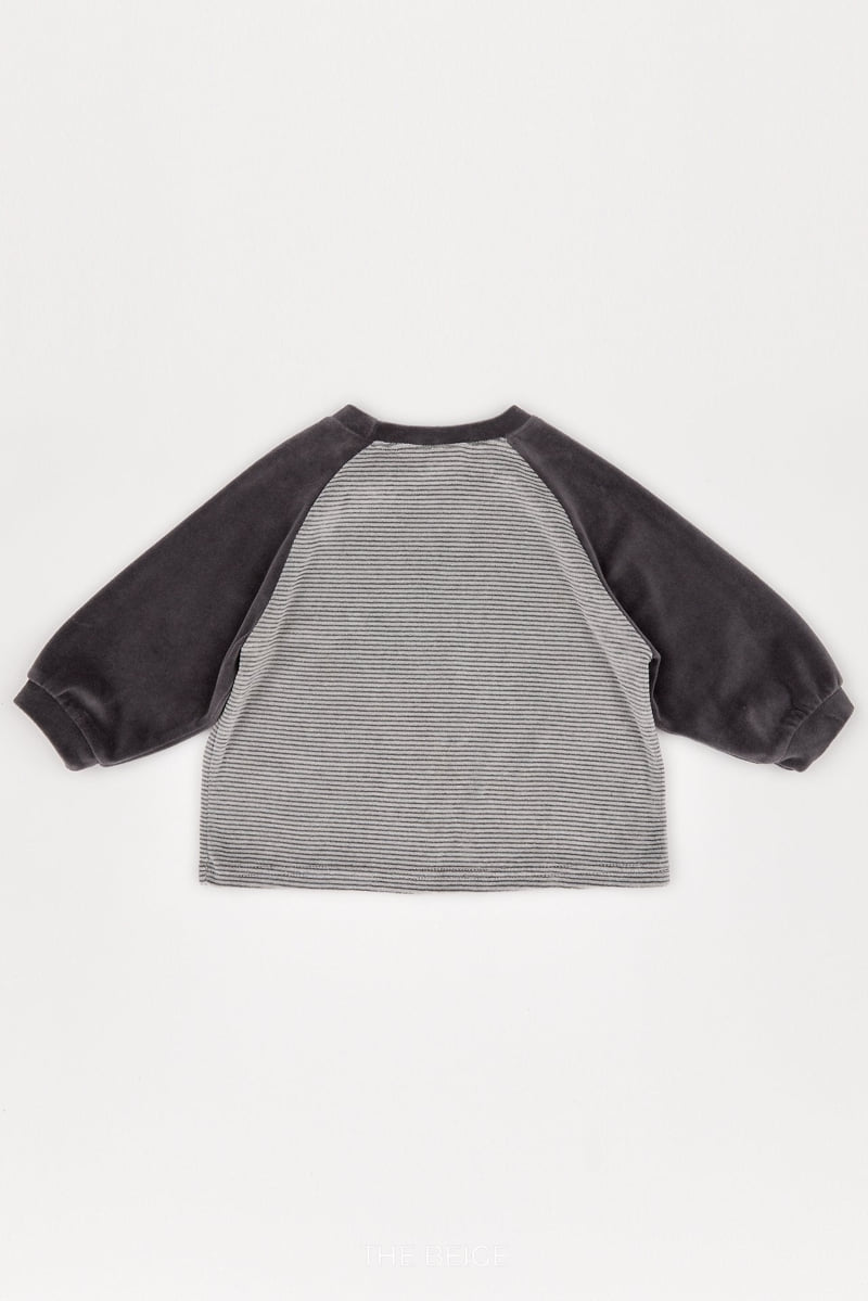The Beige - Korean Baby Fashion - #babyoutfit - Velvet Stripe Tee - 11
